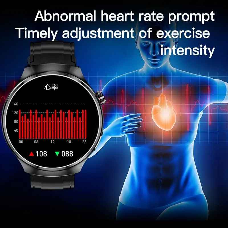 1.46 Inch Colour Screen Smart Watch Support Bluetooth Call / Heart Rate Monitoring