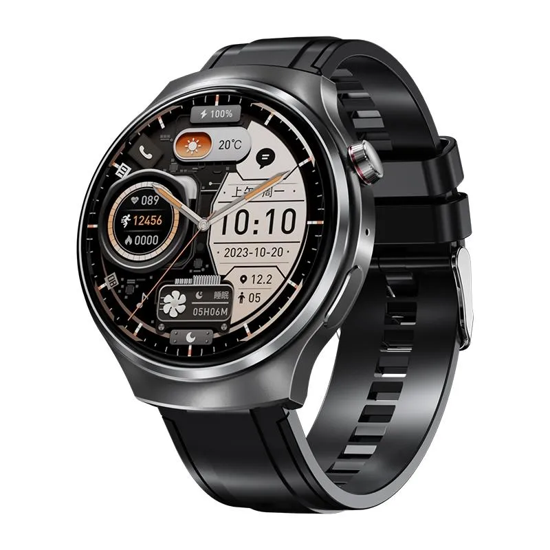 1.46 Inch Colour Screen Smart Watch Support Bluetooth Call / Heart Rate Monitoring