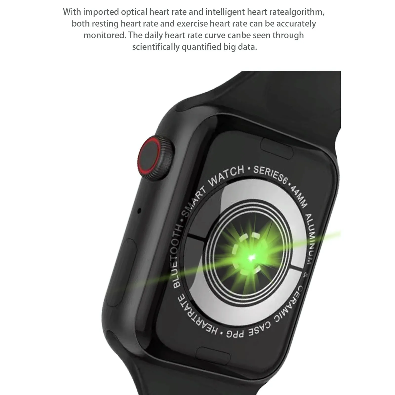 1.75 Inch Full Screen Ip67 Waterproof Smart Watch Support Sleep Monitor / Heart Rate Monitor / Bluetooth Call