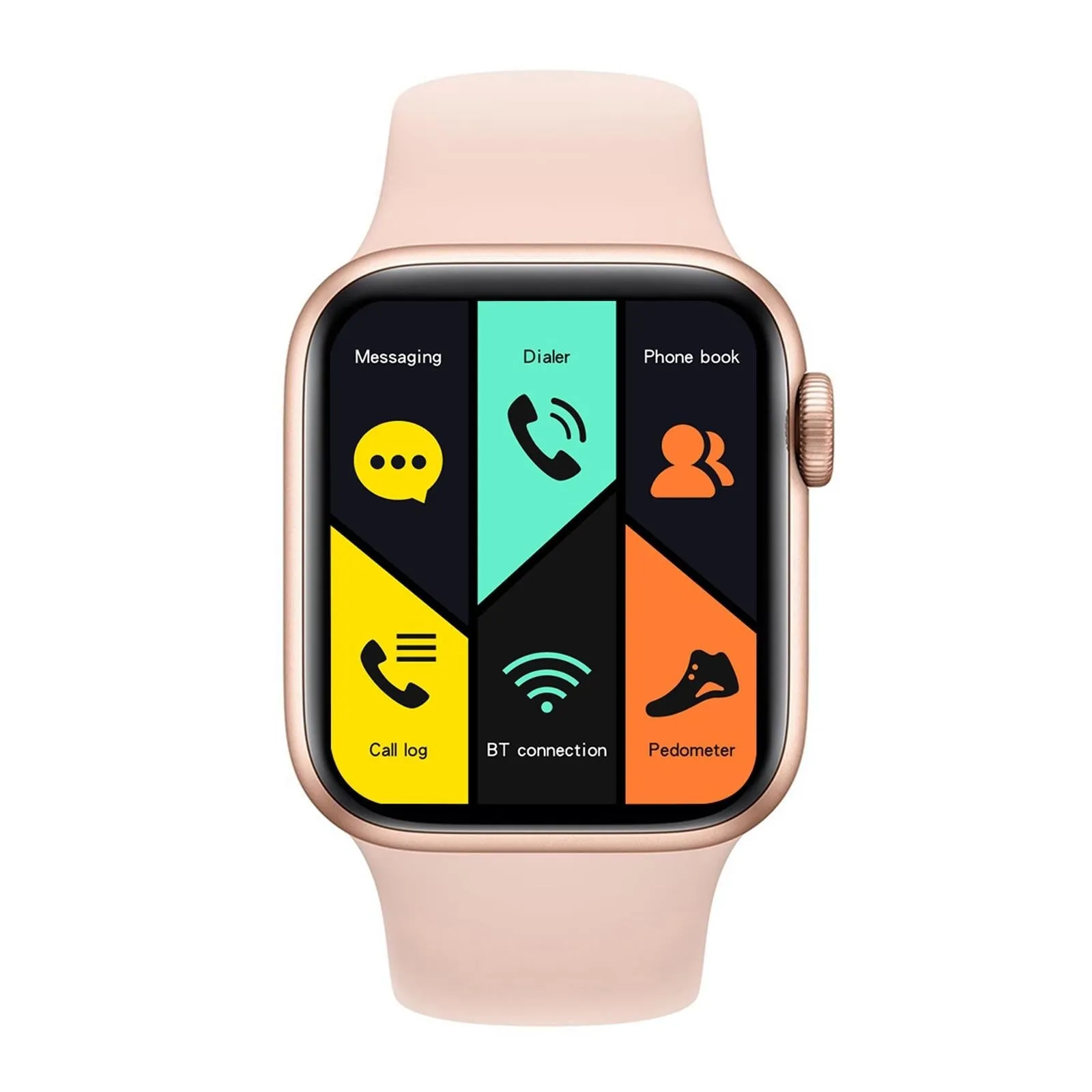 1.75 Inch Full Screen Ip67 Waterproof Smart Watch Support Sleep Monitor / Heart Rate Monitor / Bluetooth Call