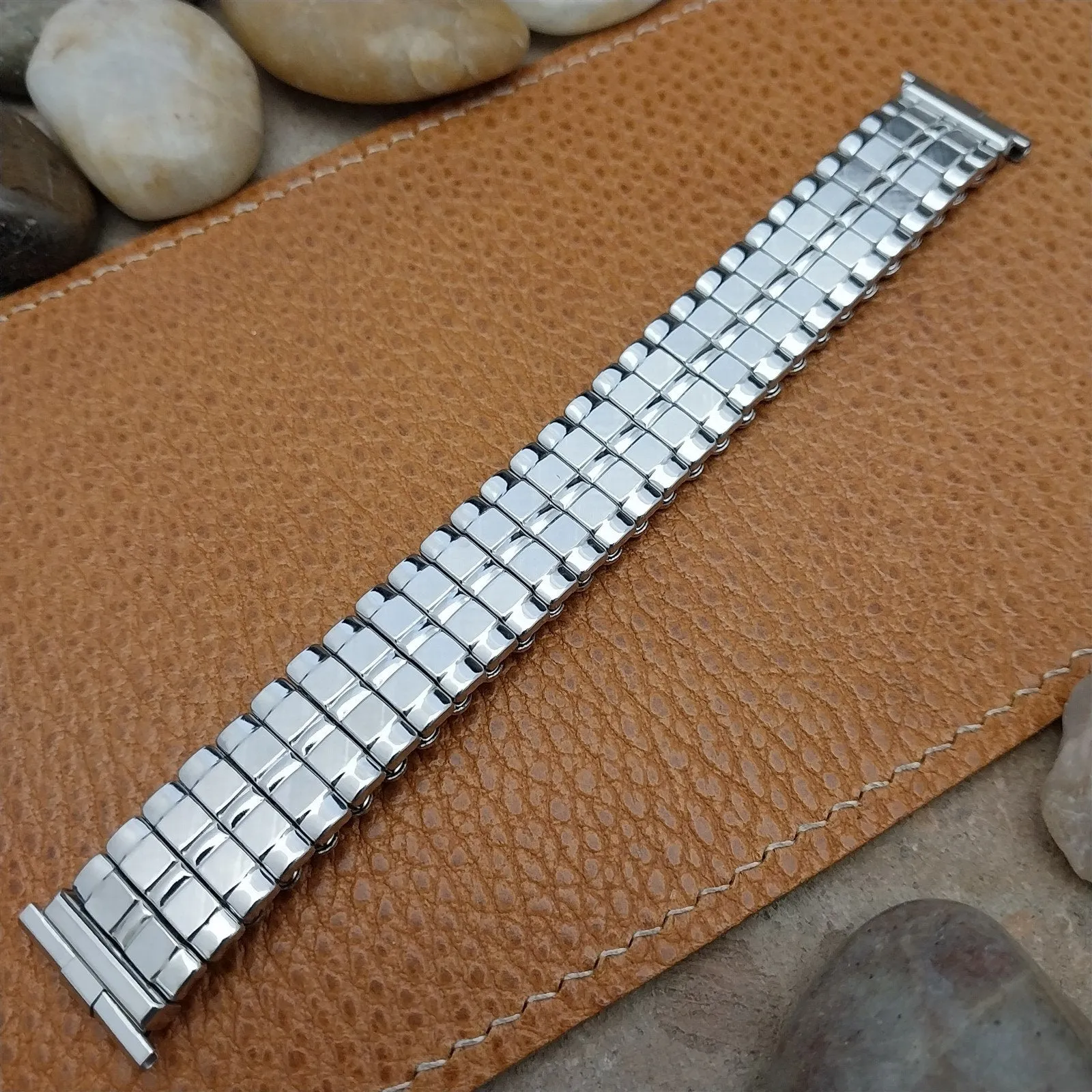 18mm 19mm JB Champion 1960s Stainless Steel Expansion Unused Vintage Watch Band