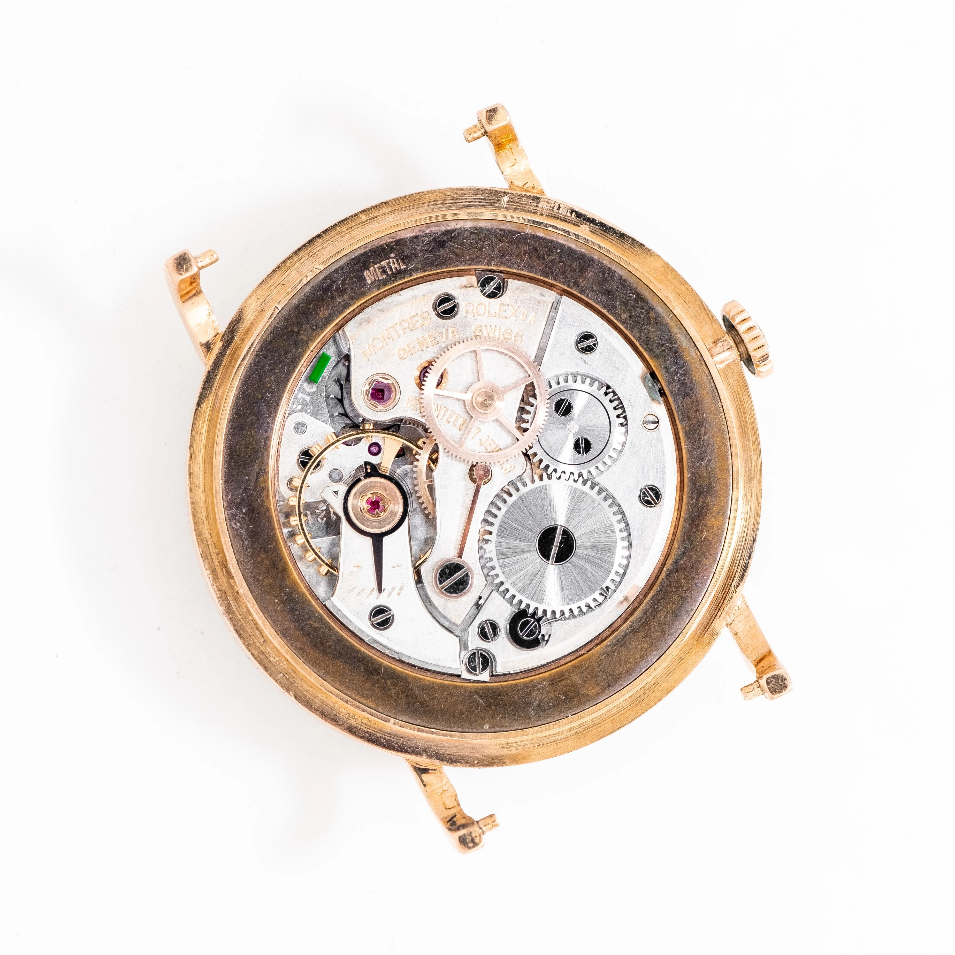 1950's Vintage Rolex Precision Ref. 9659 Watch in Solid 18k Rose Gold (# 14945)