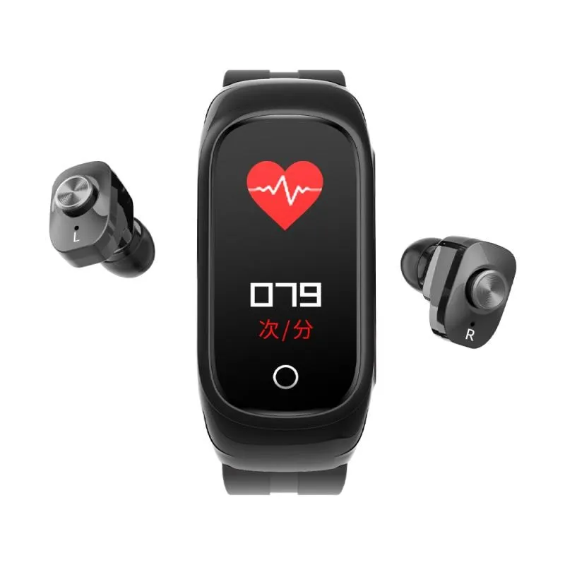 2 in 1 Wireless Headset Smart Watch Men Women  Sports Smart watch