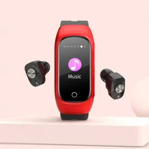 2 in 1 Wireless Headset Smart Watch Men Women  Sports Smart watch