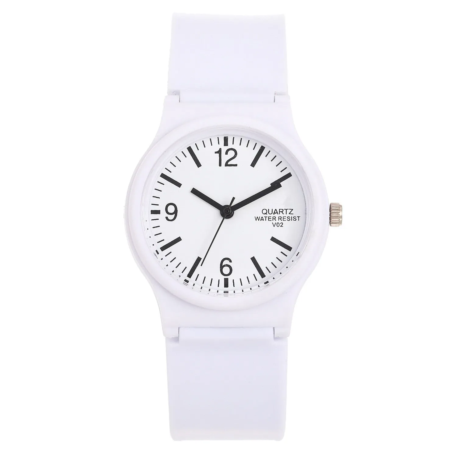 2021 New simple silicone Brand WOKAI Casual Quartz Watch Women Crystal Silicone Watches Relogio Feminino Wrist Watch Hot sale