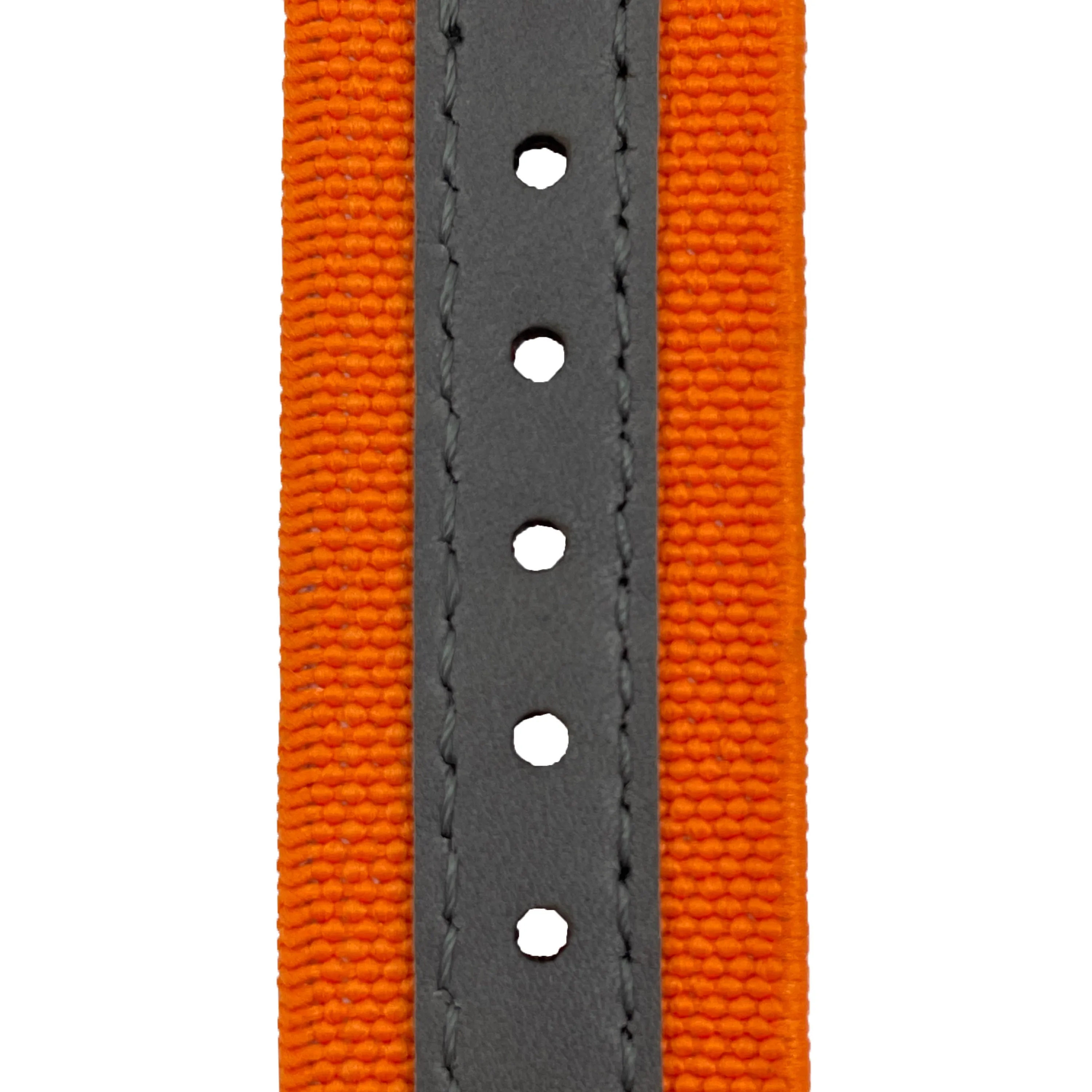 #338 - Expedition Orange™ w/ leather reinforcements, matte hardware, 7/8" - 22 mm size for A-2, A-3, A-6 & B-1 Cases