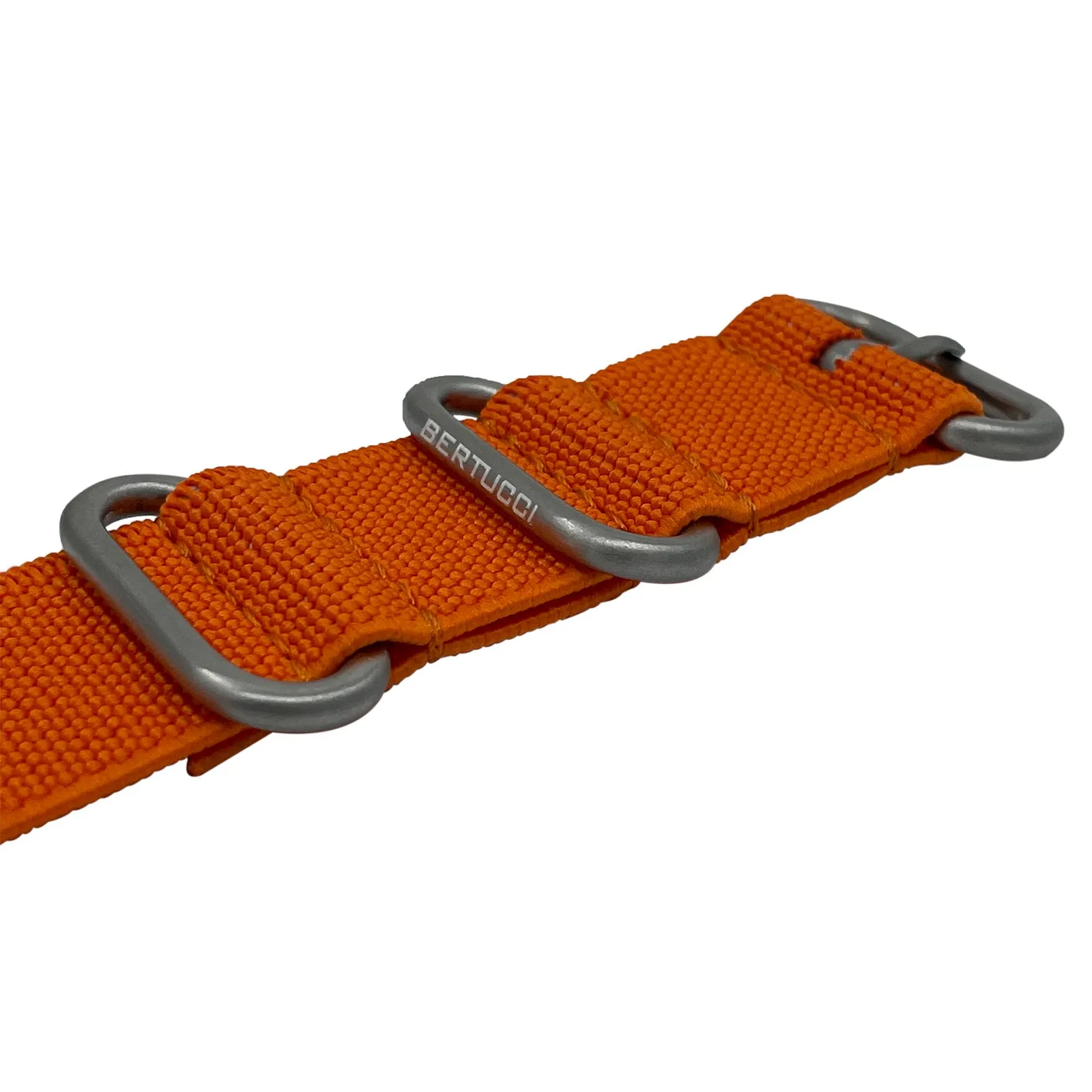 #338 - Expedition Orange™ w/ leather reinforcements, matte hardware, 7/8" - 22 mm size for A-2, A-3, A-6 & B-1 Cases
