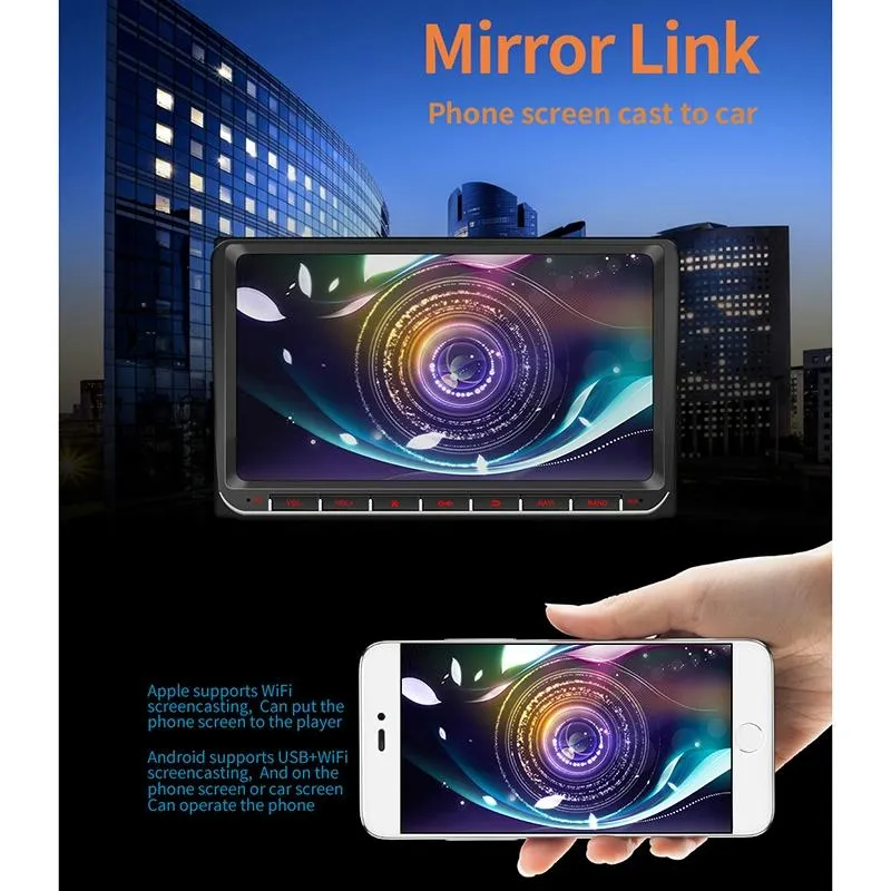 9 Inch Car Hd Radio Receiver Mp5 Player For Volkswagen - Fm Bluetooth Tf Card Gps Wifi - 1Gb   16Gb