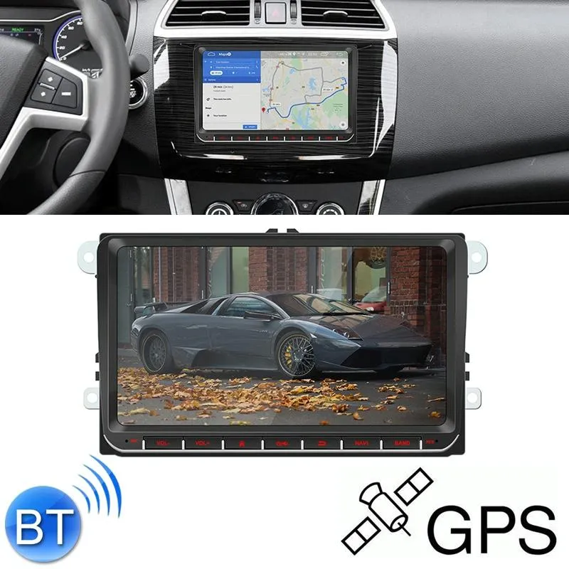9 Inch Car Hd Radio Receiver Mp5 Player For Volkswagen - Fm Bluetooth Tf Card Gps Wifi - 1Gb   16Gb