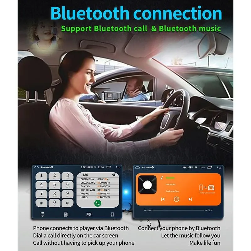 9 Inch Car Hd Radio Receiver Mp5 Player For Volkswagen - Fm Bluetooth Tf Card Gps Wifi - 1Gb   16Gb