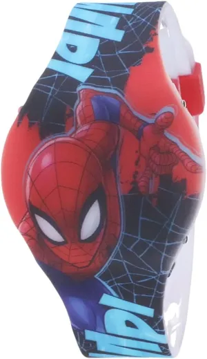 Accutime Marvel Spider-Man Kids' SPD4492 Digital Display Quartz Red Watch