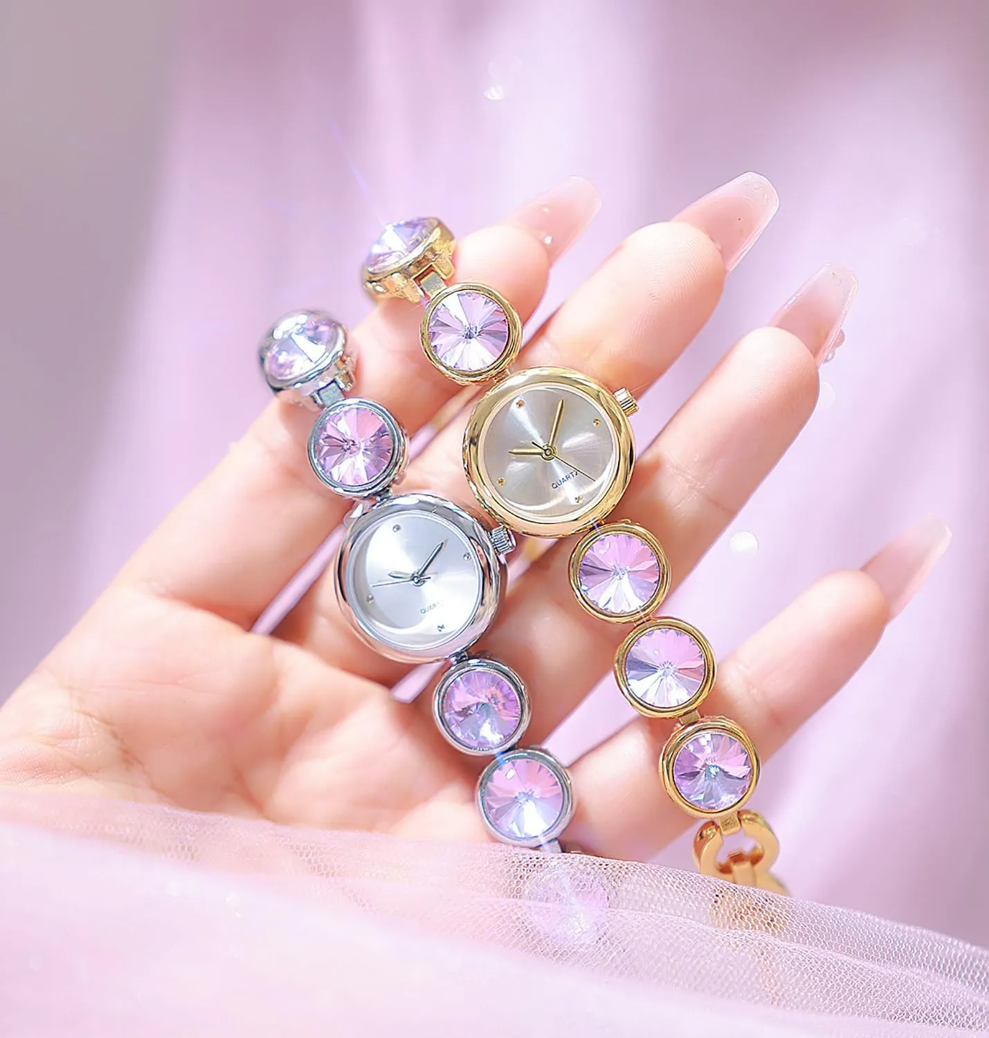 ADSBIAOYE Women's Fashion Diamond Vintage Elegant Bracelet Watch Luxury Dress Quartz Watch