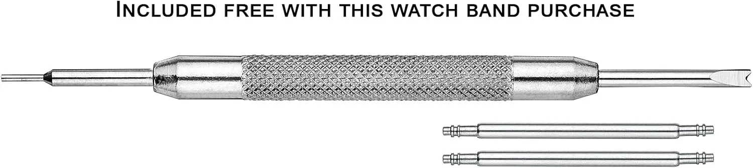 Alpine Silicone Sport Watch Band | Heavy-duty Waterproof Silicone Watch Strap for Men & Women | Replacement Band Compatible with Traditional & Smart Watches