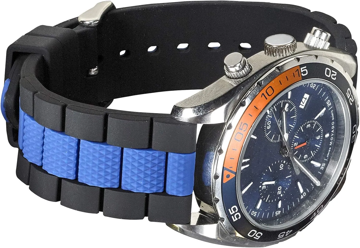 Alpine Silicone Sport Watch Band | Heavy-duty Waterproof Silicone Watch Strap for Men & Women | Replacement Band Compatible with Traditional & Smart Watches