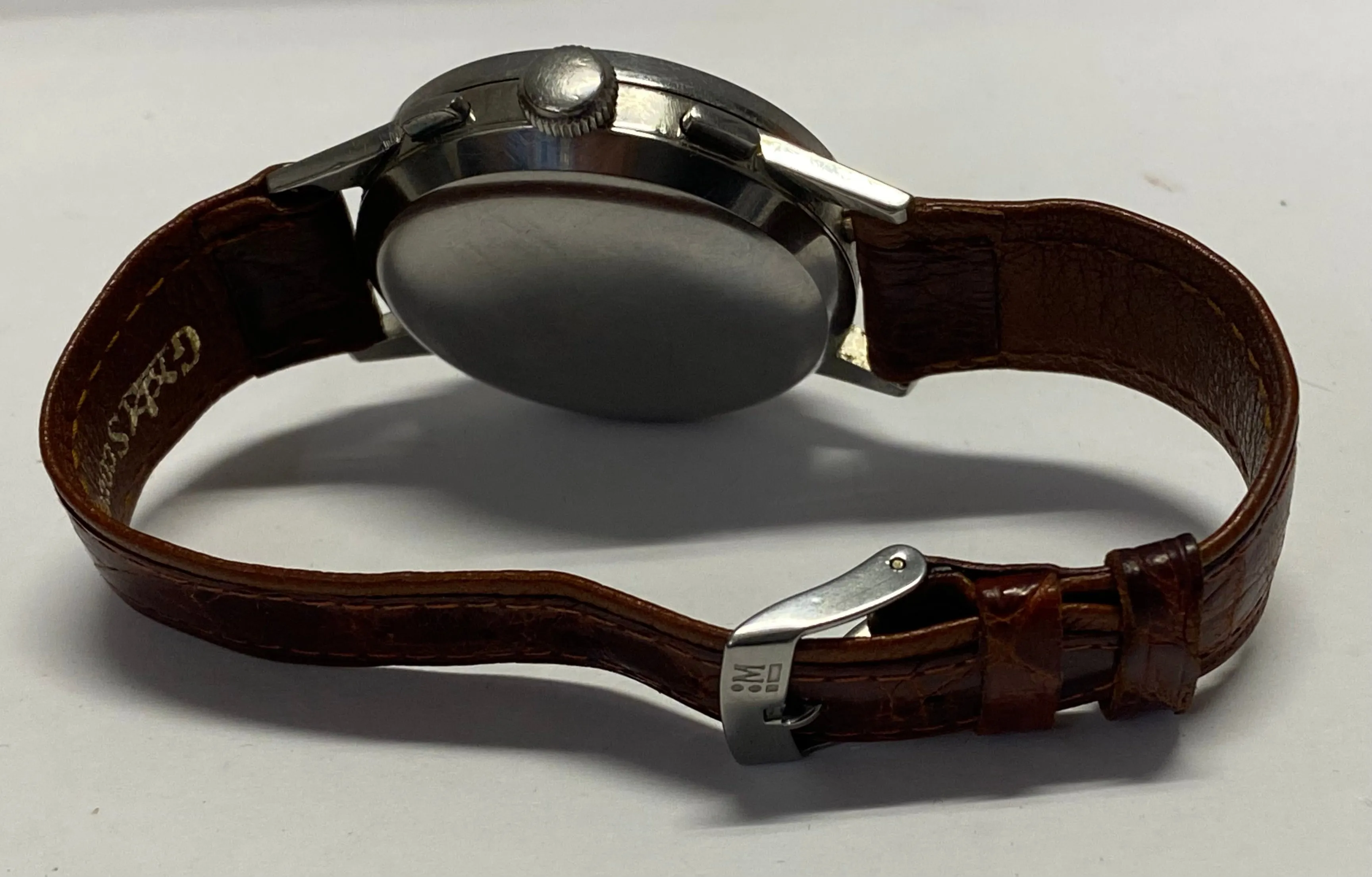 ANGELUS  Jumbo Chronograph Vintage 1940's  Date & Month Watch - $20K APR w/ COA!