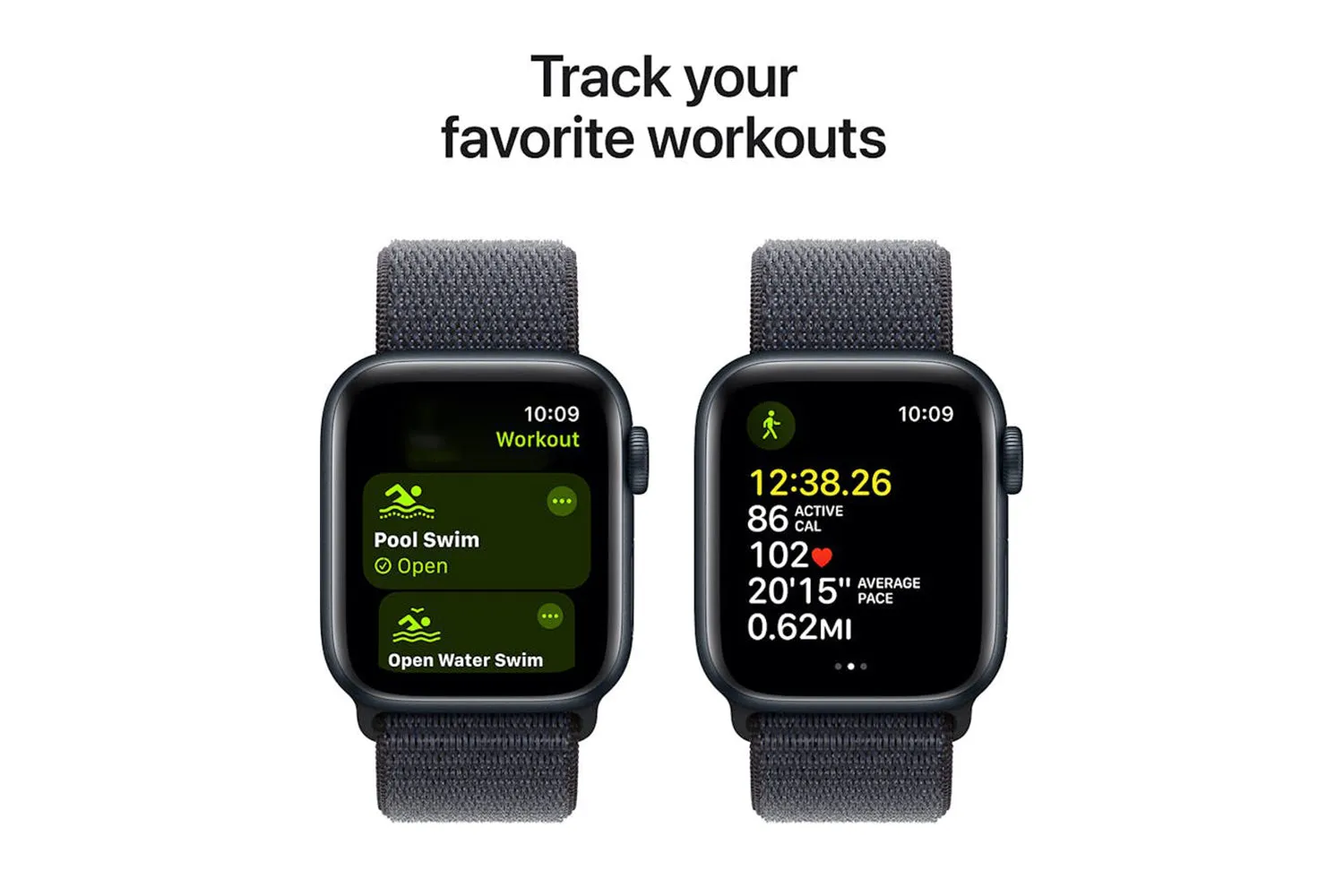 Apple Watch SE GPS | 40mm | Midnight Aluminium Case with Ink Sport Loop