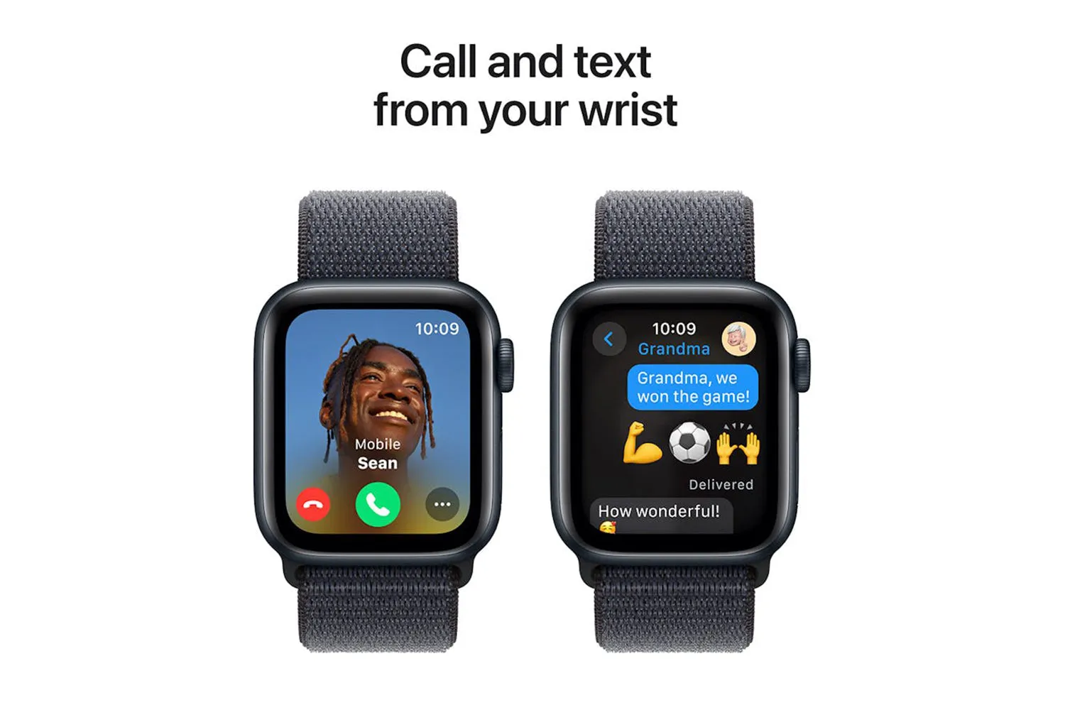 Apple Watch SE GPS | 40mm | Midnight Aluminium Case with Ink Sport Loop