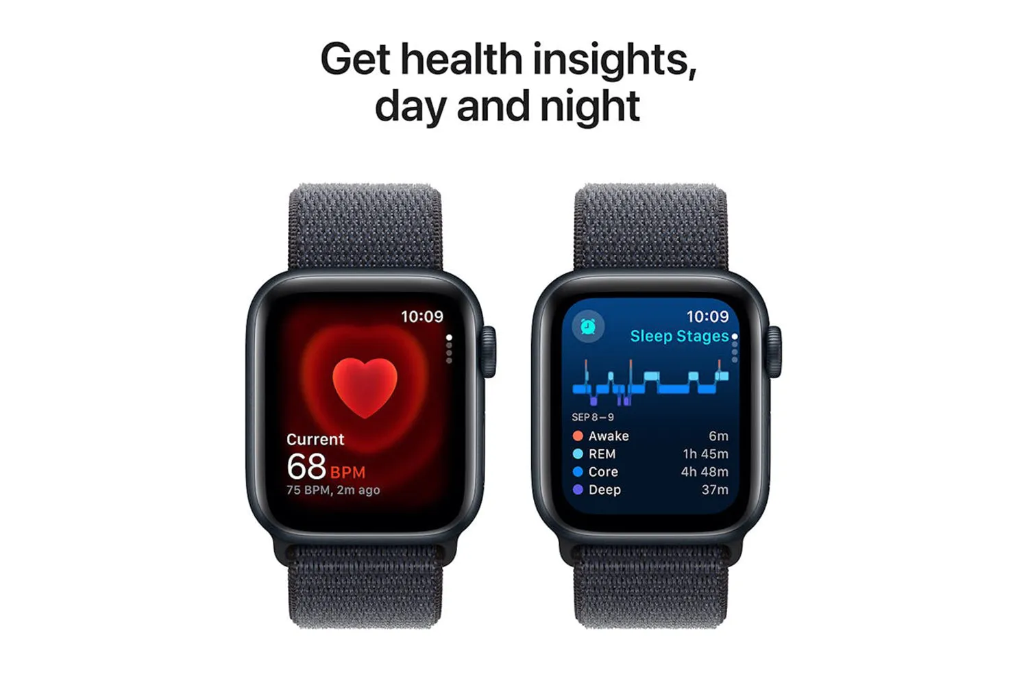 Apple Watch SE GPS | 40mm | Midnight Aluminium Case with Ink Sport Loop