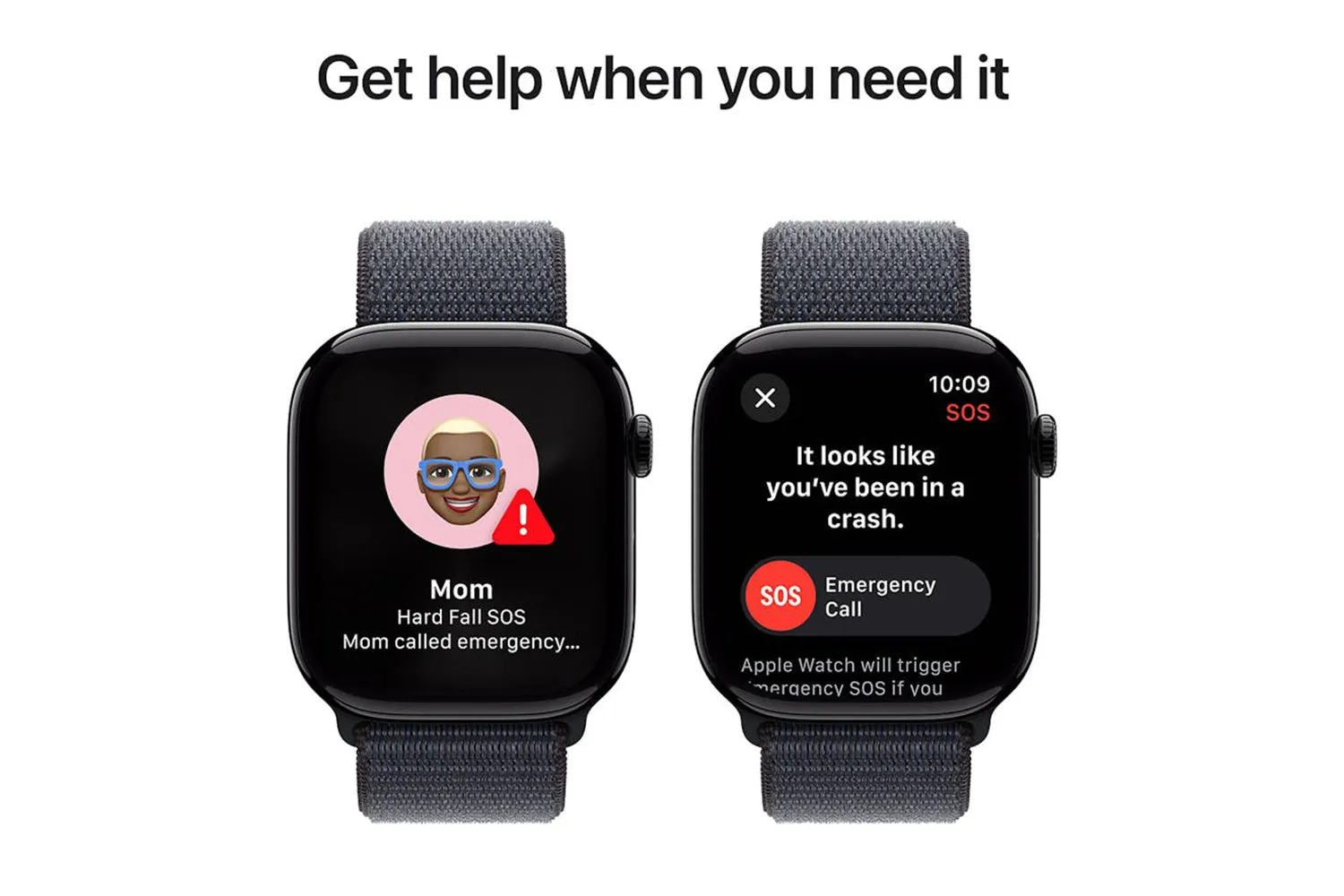 Apple Watch Series 10 GPS | 46mm | Jet Black Aluminium Case with Ink Sport Loop