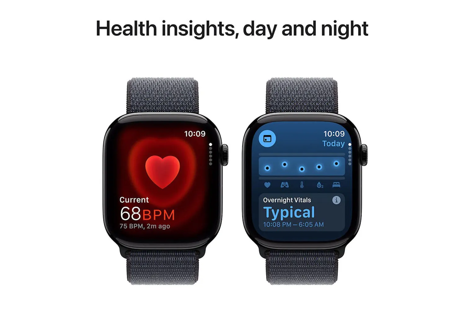 Apple Watch Series 10 GPS | 46mm | Jet Black Aluminium Case with Ink Sport Loop