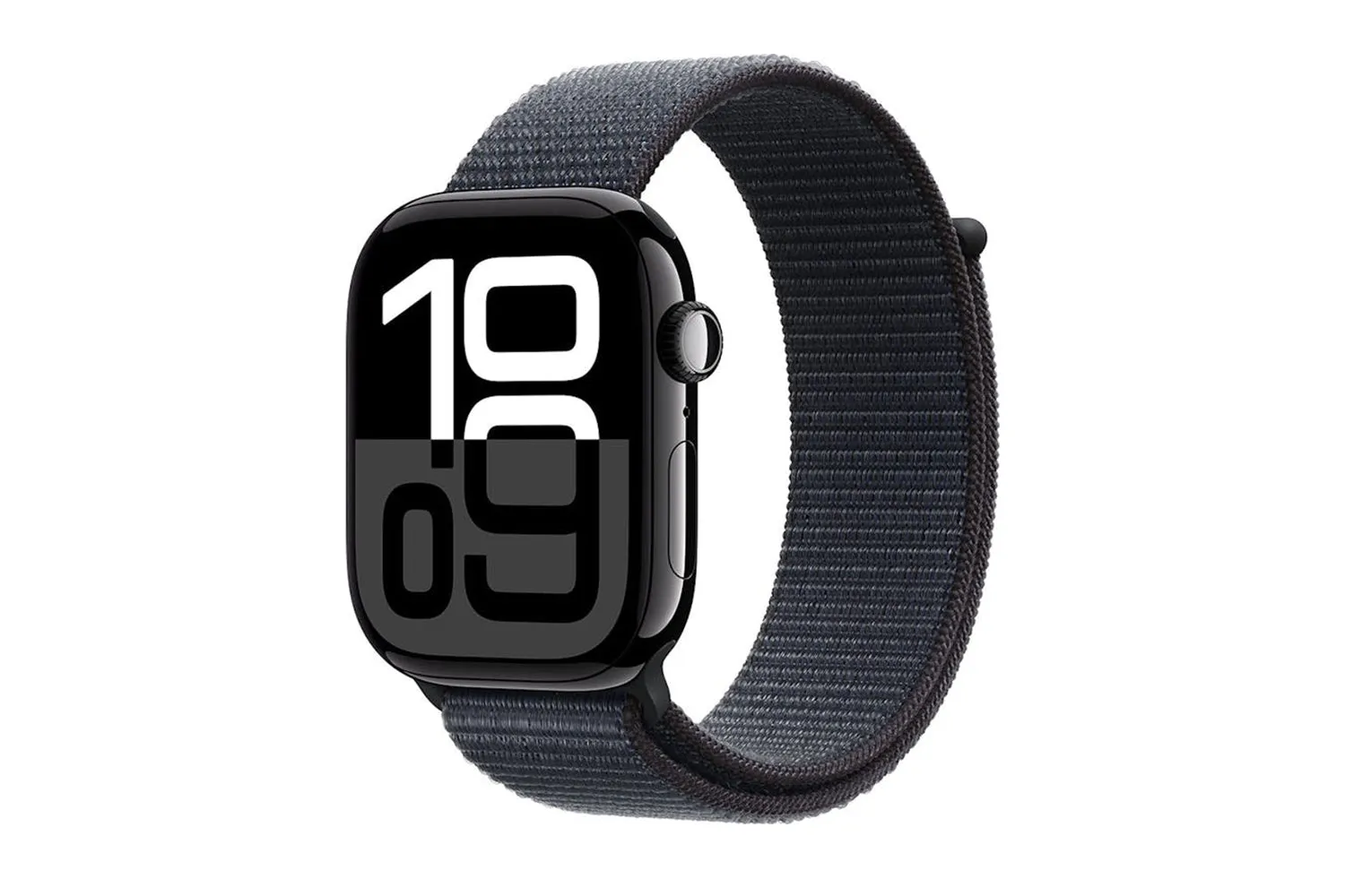 Apple Watch Series 10 GPS | 46mm | Jet Black Aluminium Case with Ink Sport Loop