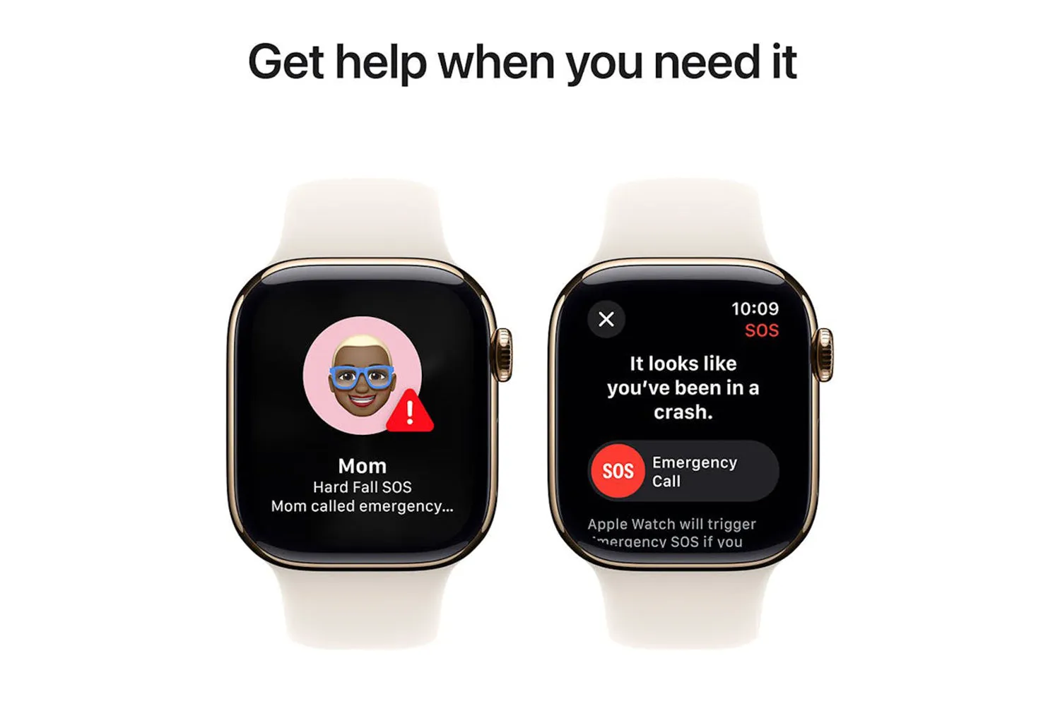 Apple Watch Series 10 GPS   Cellular | 42mm | Gold Titanium Case with Starlight Sport Band S/M