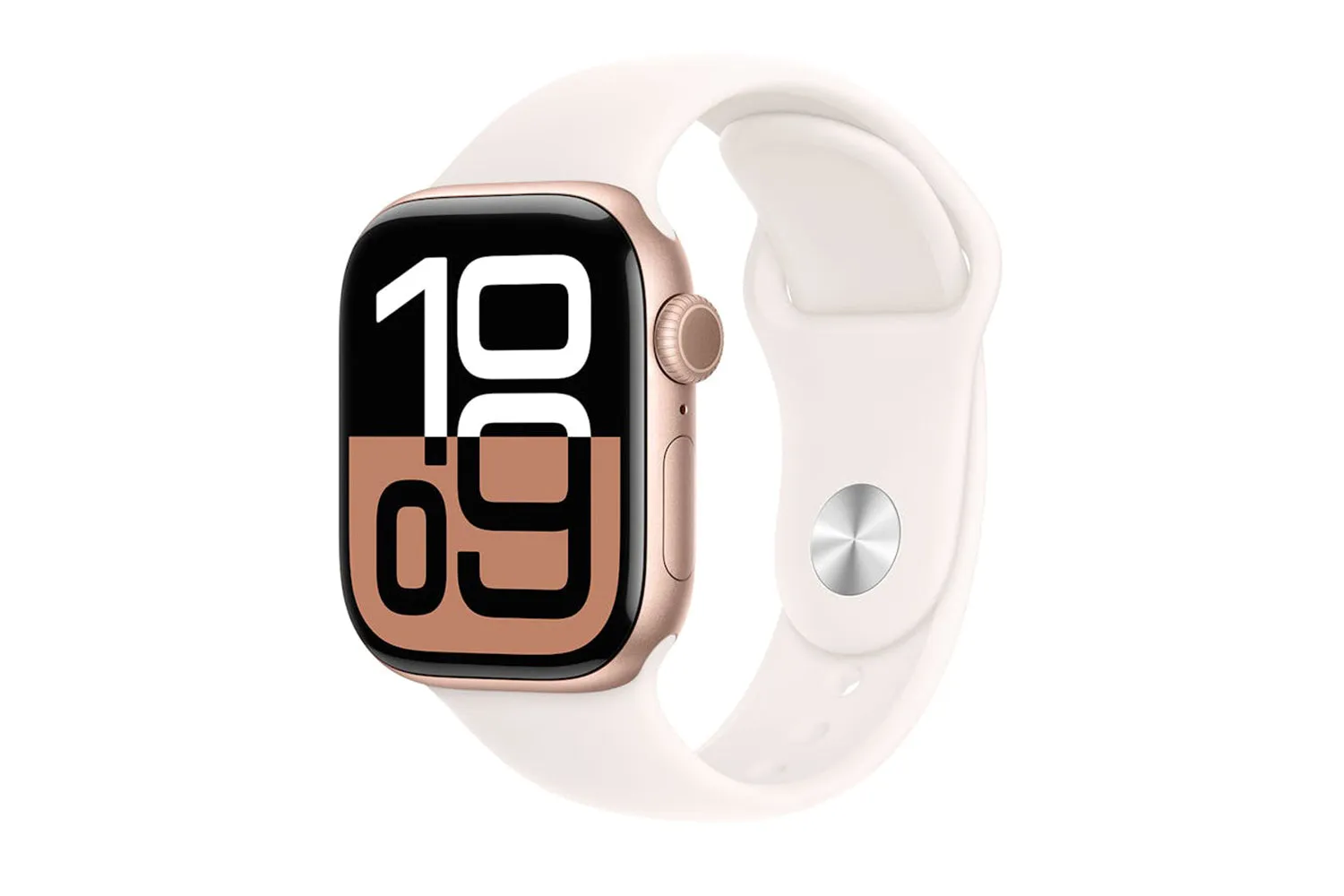 Apple Watch Series 10 GPS   Cellular | 42mm | Rose Gold Aluminium Case with Light Blush Sport Band M/L