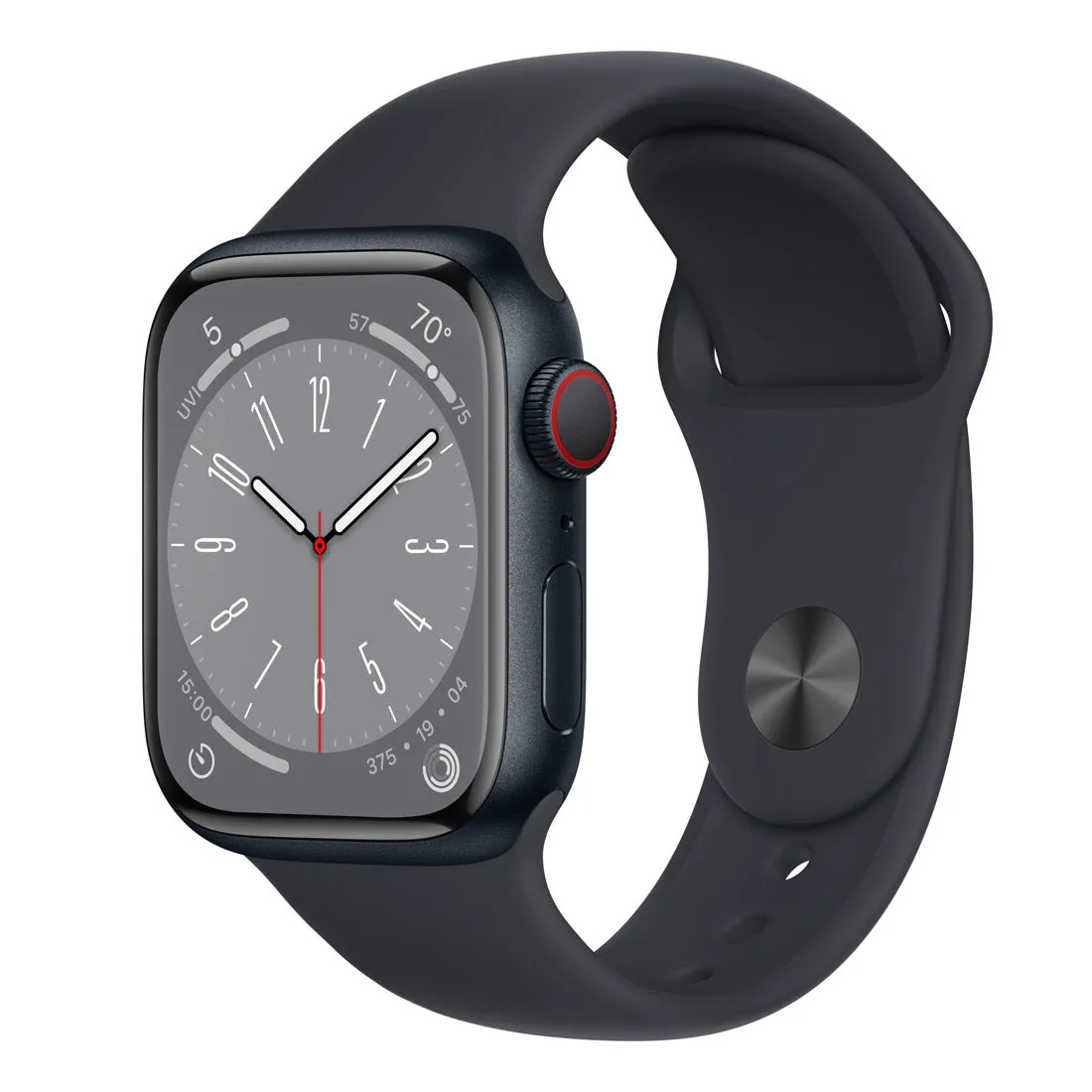 Apple Watch Series 8 GPS   Cellular 45mm Midnight Aluminum Case - Refurbished (Grade-C )