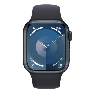 Apple Watch Series 9 41mm GPS   Cellular Midnight Aluminium Case w/ Midnight Sport Band - Excellent - Refurbished (AU Version)