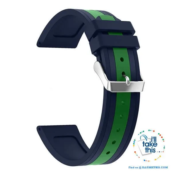 Apple Watchband, Colorful Silicone wrist strap suit Apple Series 4 down 38mm & 42mm