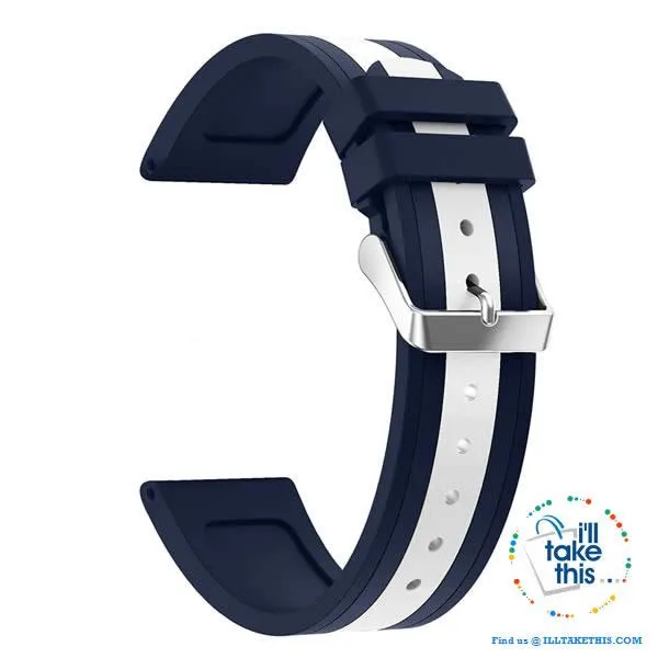 Apple Watchband, Colorful Silicone wrist strap suit Apple Series 4 down 38mm & 42mm
