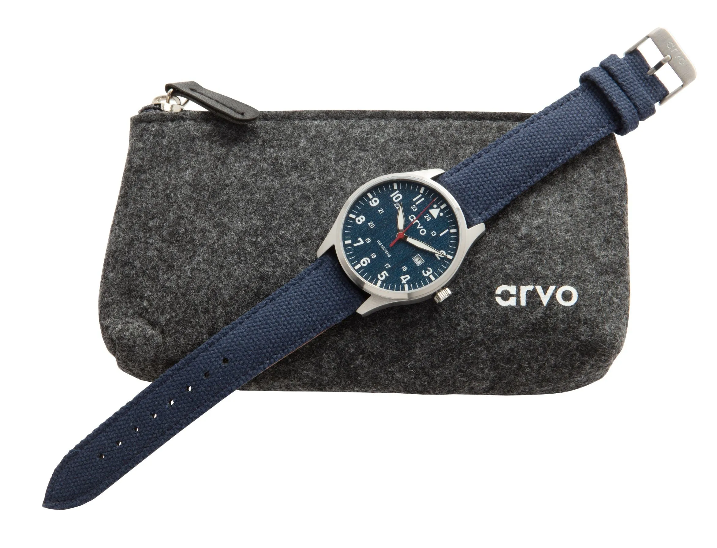 Arvo Rove Field Watch - Jeans Blue