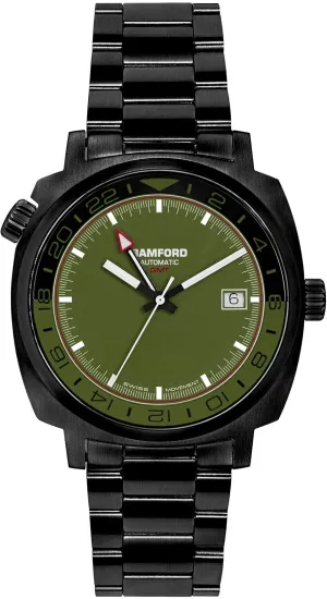 BAM Watch GMT Black CalifORSnia Green Black