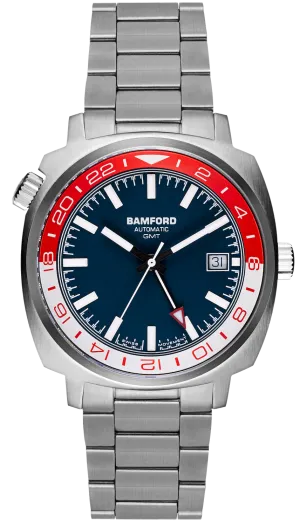 BAM Watch GMT Steel Red White