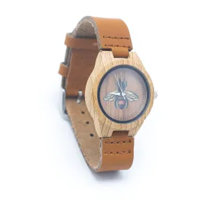 Bee Vintage ladies watch Leather Strap Quartz Watch WA-277-B