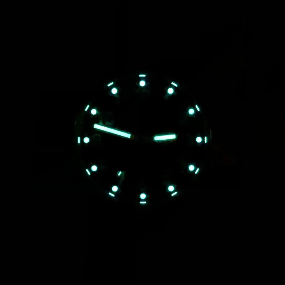 Bertucci A-1R Field Comfort Mens Khaki Nylon Band Black Quartz Dial Watch - 10502