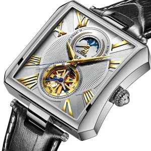 Binger Swiss Square Tourbillon Mechanical Men's Watch B 5071