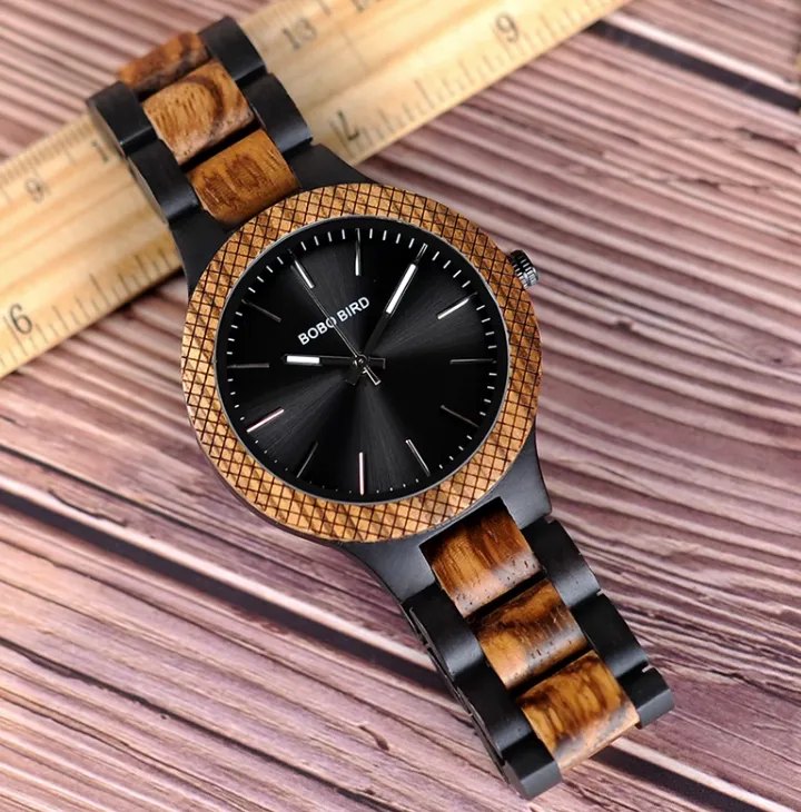 BOBO BIRD MIYATO HANDMADE ZEBPO WOODEN WATCH