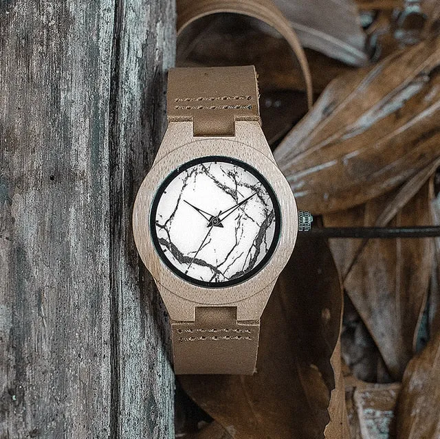 BOBO BIRD reloj Wood Couple Watches Men Women