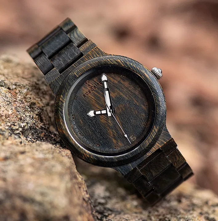 BOBO BIRD VINTAGE HANDCRAFTED WOODEN WATCH