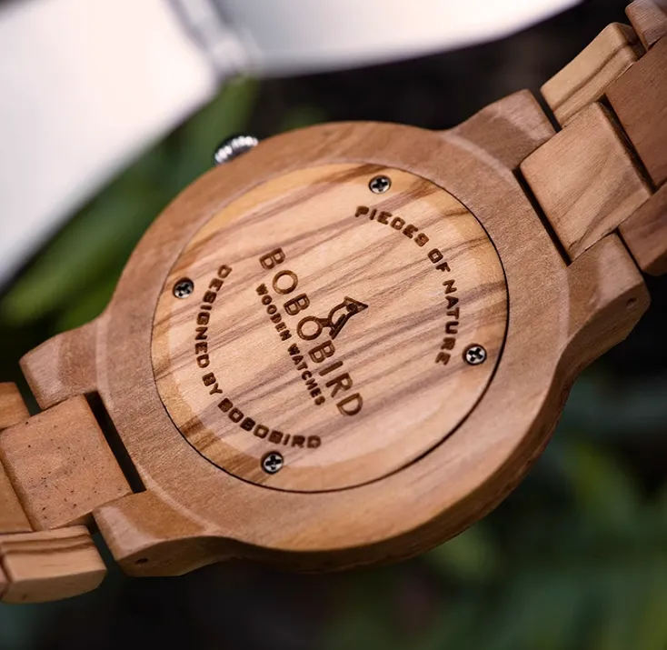 BOBO BIRD VINTAGE HANDCRAFTED WOODEN WATCH