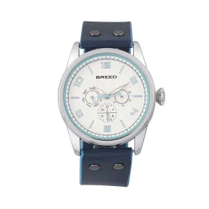 Breed Rio Leather-Band Watch w/Day/Date