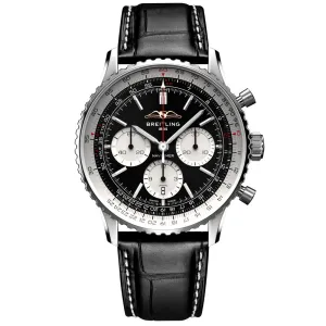 Breitling Navitimer B01 Chronograph 43mm Black Dial Automatic Gents Watch AB0138211B1P1