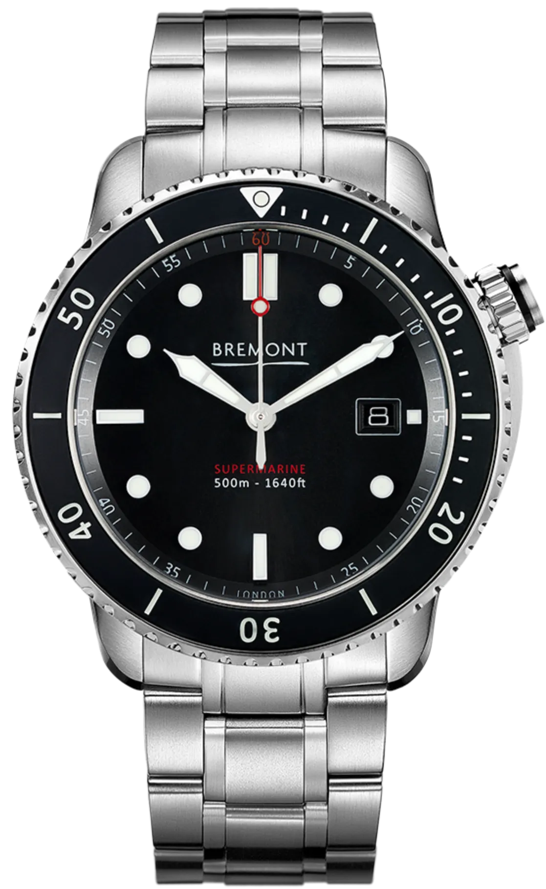Bremont Watch Supermarine S500 Black Bracelet