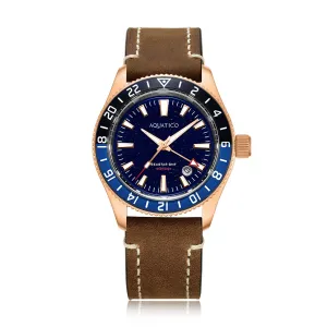 Bronze Sea Star GMT Blue Aventurine Dial Blue and Black Bezel