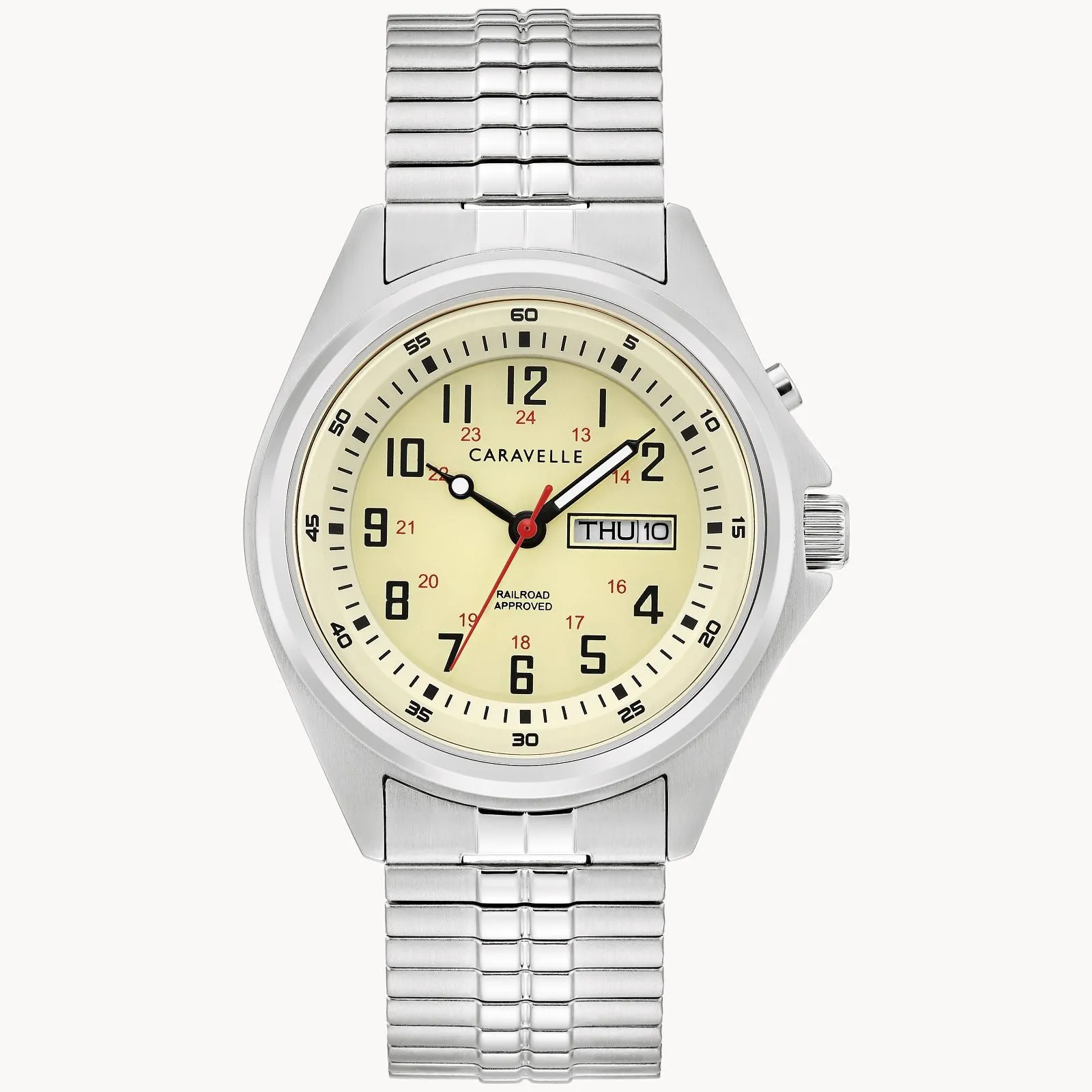 Bulova 43C124 Caravelle Stainless Steel Strap Men Watches