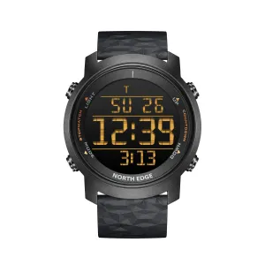 CakCity Men's Digital Sports Watch Simple Large Digital Display Men's Silicone Watch