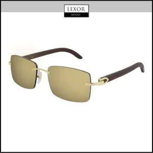 Cartier CT0012RS 001 57 Unisex Sunglasses