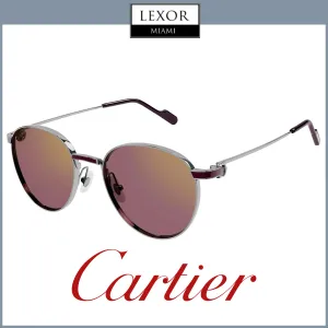 Cartier CT0335S-003 Ruthenium Men Sunglasses
