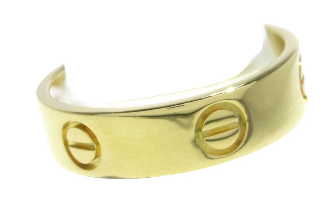 Cartier Love wedding band, size 59